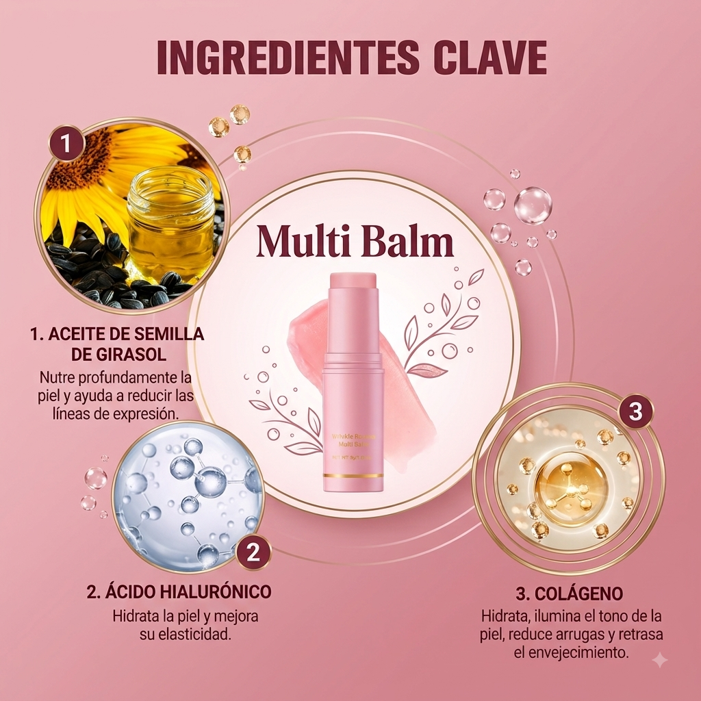 Vitalis - Bálsamo hidratante de colágeno para arrugas