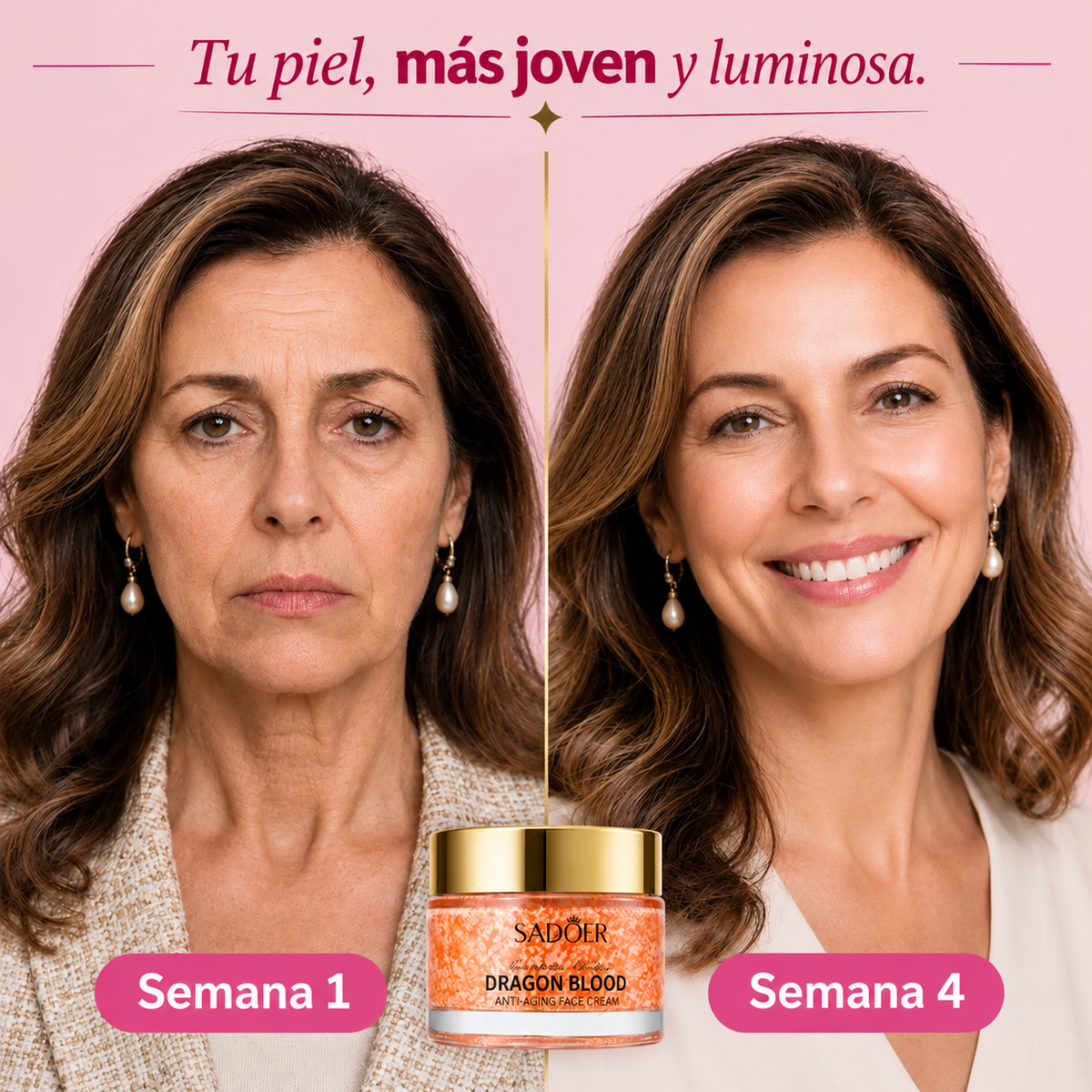 Dragón Blood - Crema hidratante antienvejecimiento con retinol placenta de dragón